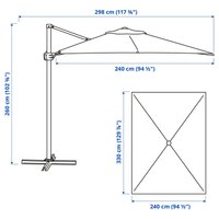 Садовый зонт Ikea Seglaro 20532007