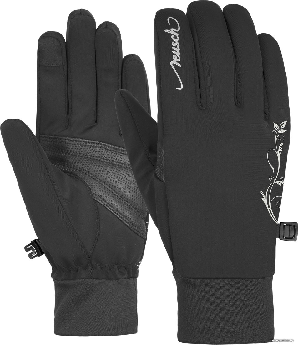 Горнолыжные перчатки Reusch Saskia Touchtec 4835101-7702 (р. 8.5, black/silver)