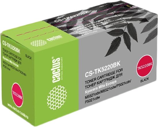 

Картридж CACTUS CS-TK5220BK (аналог Kyocera TK-5220K)