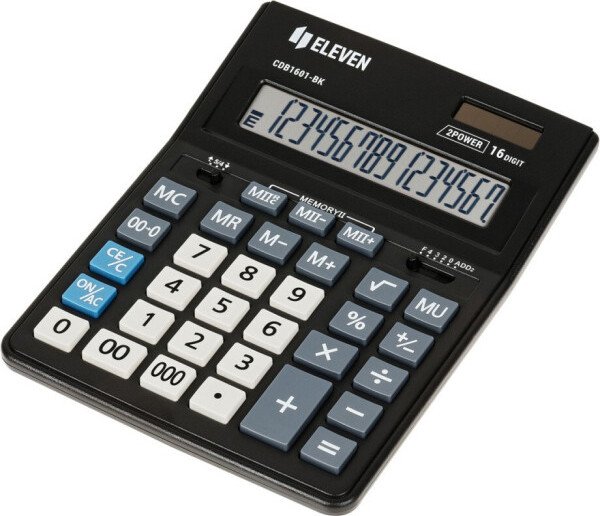 Бухгалтерский калькулятор Eleven Business Line CDB1601-BK_El (черный)