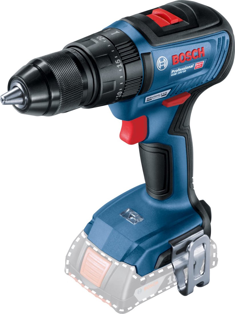 

Ударная дрель-шуруповерт Bosch GSB 18V-50 Professional 06019H5106 (без АКБ)