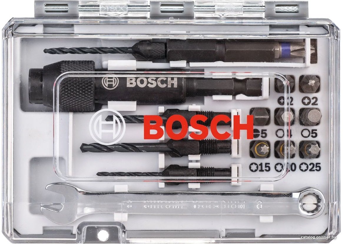 Набор оснастки для электроинструмента Bosch 2607002786 (20 предметов)