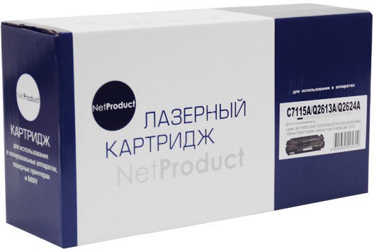 

Картридж NetProduct N-C7115A/Q2613А/Q2624A