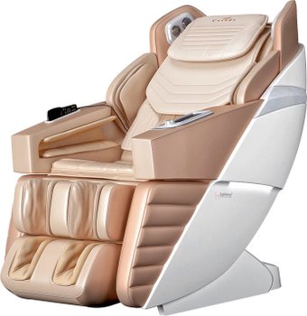 Массажное кресло Casada AlphaSonic 3 CMS-571 (бежевый/белый)