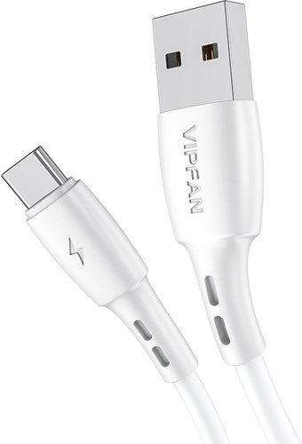 Кабель Vipfan X05 USB Type-A - USB Type-C (3 м, белый)