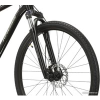 Велосипед Kross Evado 5.0 L/21" 2024 (черный/зеленый глянцевый)