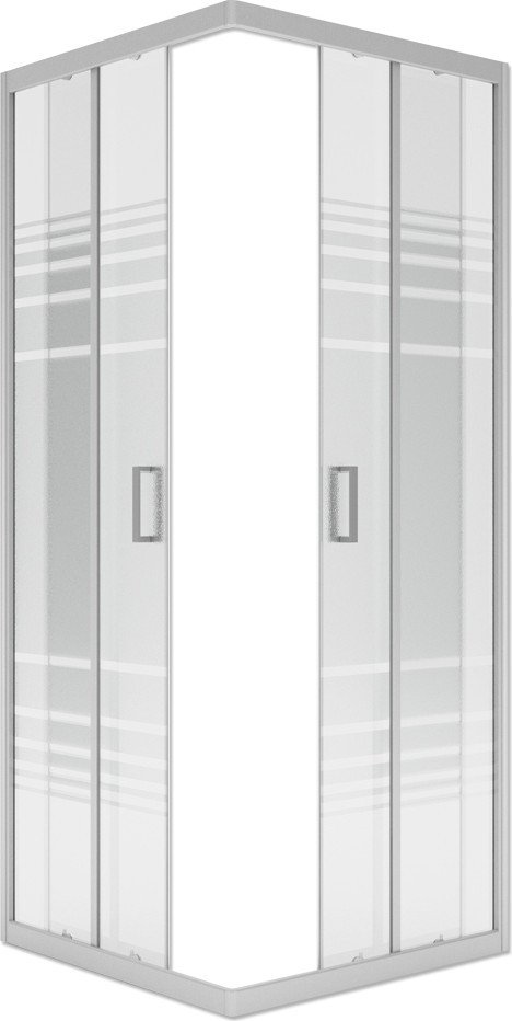 Душевой уголок Метакам City Trend Grey 90x90x185 (без поддона)