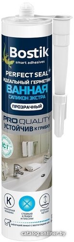 Герметик Bostik Perfect Seal Ванная Силикон Экстра (280 мл, прозрачный)