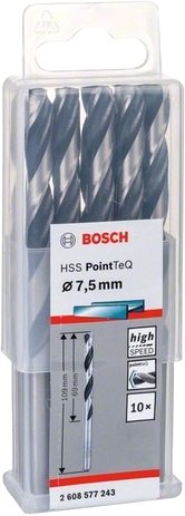 

Набор сверл Bosch 2608577243 (10 предметов)