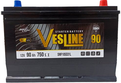 

Автомобильный аккумулятор Vesline Asia R+ (90 А·ч)