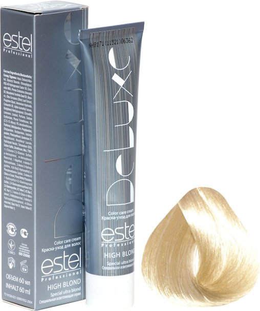 

Крем-краска для волос Estel Professional High Blond De Luxe 165 фиолетово-красный блондин ультра