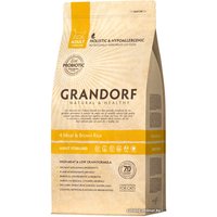 Сухой корм для кошек Grandorf 4 Meat&Brown Rice Living Probiotics Adult Sterilized 2 кг