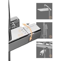 Душевая система  Grocenberg GB7005 (хром)