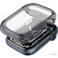 Чехол Spigen Ultra Hybrid для Apple Watch (45 мм) ACS04181 (прозрачный/затемненный)