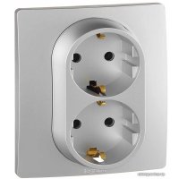 Розетка Legrand Etika 672423 (Алюминий)