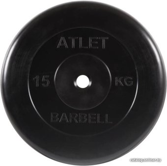 Диск MB Barbell Атлет 26 мм (1x15 кг)