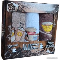 Набор полотенец Goodness Микс 30x50 (коричневый кофе)