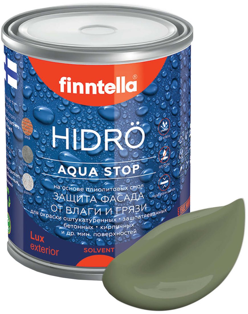 

Краска Finntella Hidro Oliivi F-14-1-1-FL021 0.9 л (зеленый)