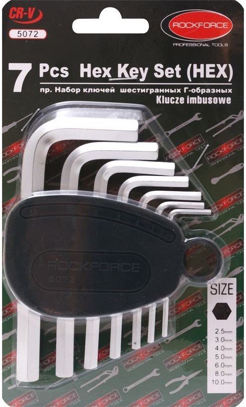

Набор ключей RockForce RF-5072 (7 предметов)