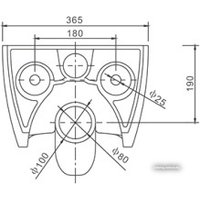 Унитаз подвесной SSWW NC 4455 (NC2038)