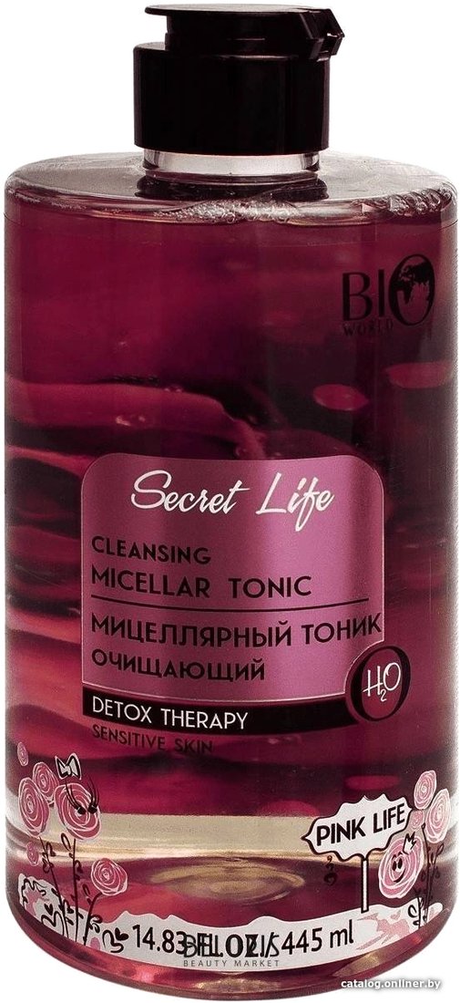 Bio World Тоник для лица Detox Therapy мицеллярный очищающий (445 мл)
