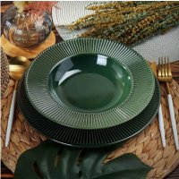 Тарелка обеденная Domenik Emerald Green DMD031