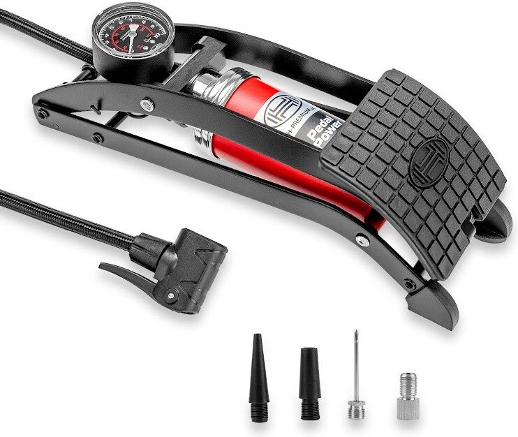 

Насос ножной велосипедный Heyner PedalPower PRO + Tasche