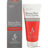  3W Clinic Пенка для умывания Brown Rice Foam Cleansing 100 мл