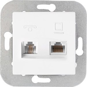

Розетка компьютерная Bylectrica Стиль ТРК-004 (белый)