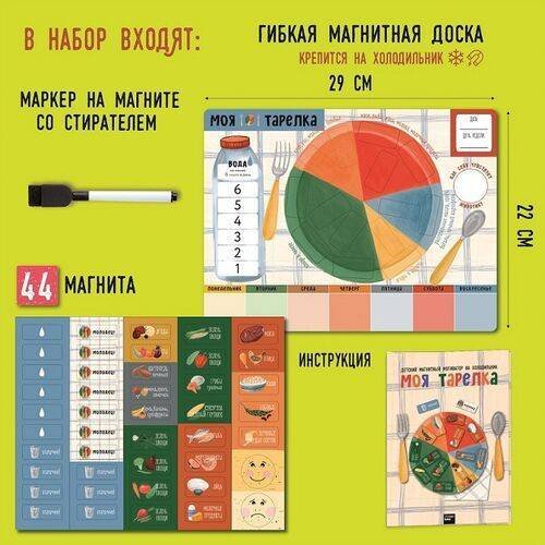 

Магниты для магнитной доски Десятое королевство Моя тарелка 83190