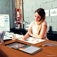 Набор цветных карандашей Deli Nuevo 6523 (48 цветов)