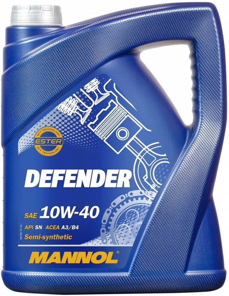 

Моторное масло Mannol Defender 10W-40 5л