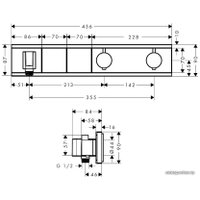 Смеситель Hansgrohe RainSelect 15355600 (черный)