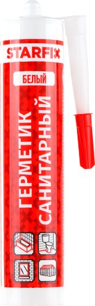 

Герметик Starfix Starfix SM-57866 (300 мл, белый)