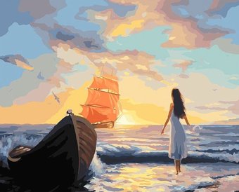 Картина по номерам Белоснежка Алые паруса 093-AB