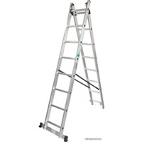 Лестница-стремянка ForceKraft BL-E214 (2x14 ступеней)