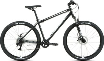 Велосипед Forward Sporting 27.5 2.2 disc р.17 2021 (черный/серый)