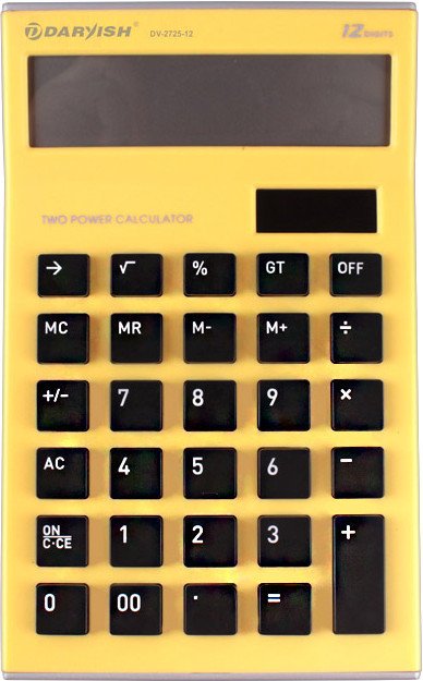 

Бухгалтерский калькулятор Darvish DV-2725-12Y (желтый)