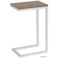 Приставной столик TMB Loft Роксет ЛДСП 300x400 (дуб денвер трюфель/белый)