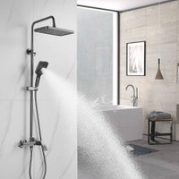 Душевая система  Shevanik S4436T (оружейная сталь)