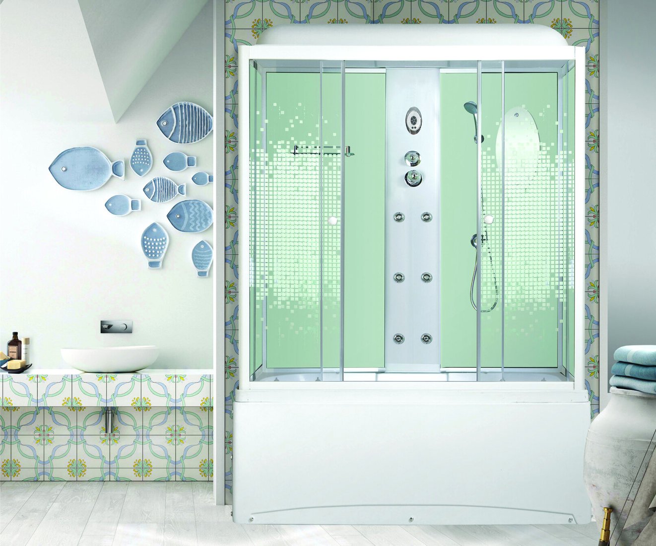 

Душевая кабина Niagara NG-3150-01 150x70x220 (прозрачное стекло)