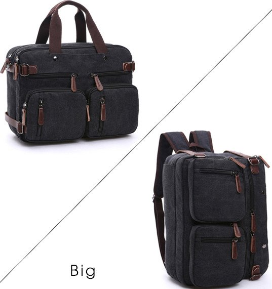 Дорожный рюкзак Borgo Antico 8691-2 M (черный)