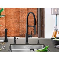 Дозатор для моющего средства Blanco Lato (черный матовый)