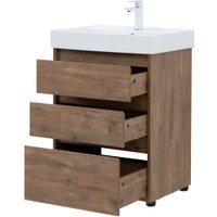  Aquanet Тумба под умывальник Nova Lite 60 302471 (дуб рустикальный)