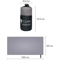 Полотенце Clam SR026 50х100 (серый)
