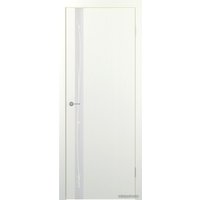 Межкомнатная дверь Юркас Stark ST12 ДО 80x200 (айс/зеркало матовое с рис.)