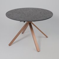 Кухонный стол AksHome Delon 110 (малави/медь)