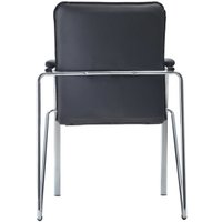 Офисный стул Helmi Самба М HL-F04 344607 (металл хром/экокожа/черный BOX2)