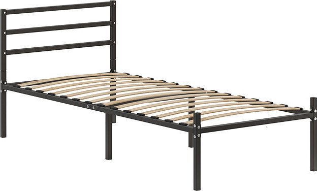 

Кровать Домаклево Металика Г3 90x190 (черный)