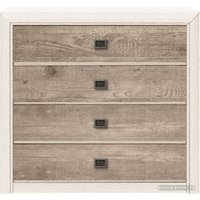 Комод Black Red White Коен KOM4S (ясень снежный/сосна натуральная)